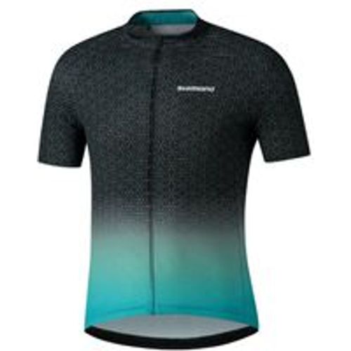 TEAM Short Sleeve Jersey, Black/Green - Shimano - Modalova