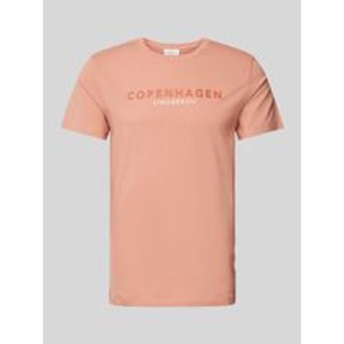 T-Shirt mit Label-Print Modell 'Copenhagen' - lindbergh - Modalova