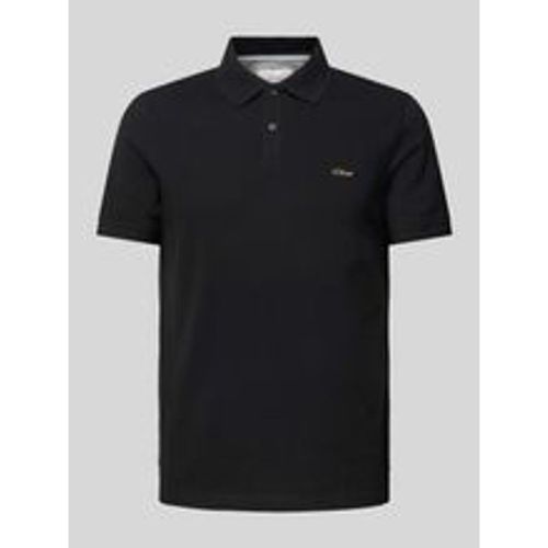 Poloshirt mit Label-Stitching - s.Oliver RED LABEL - Modalova