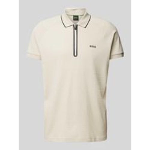 Regular Fit Poloshirt mit Strukturmuster Modell 'Philix' - BOSS Green - Modalova