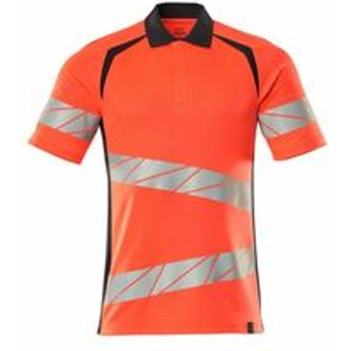 Polo-Shirt, moderne Passform Polo-shirt Gr. 4XLONE, Hi-vis rot/schwarzblau - Mascot - Modalova