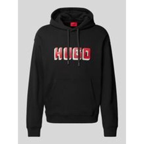 Hoodie mit Label-Print Modell 'Diqerio' - HUGO - Modalova