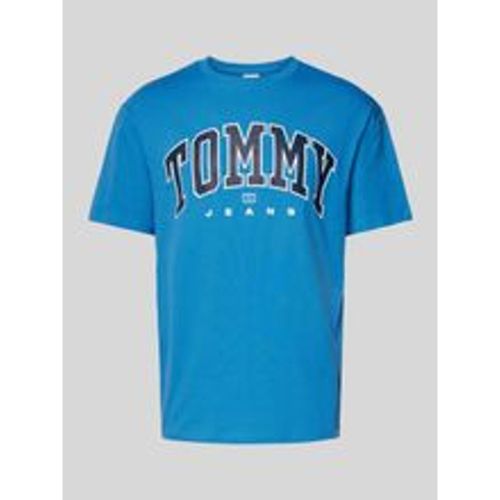 T-Shirt mit Label-Print - Tommy Jeans - Modalova