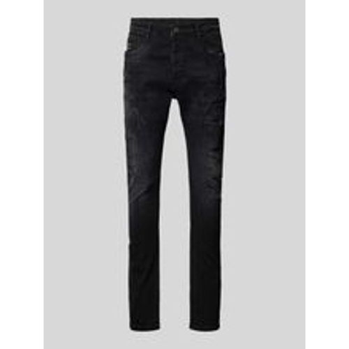 Slim Fit Jeans im 5-Pocket-Design Modell 'Noel' - ER Elias Rumelis - Modalova