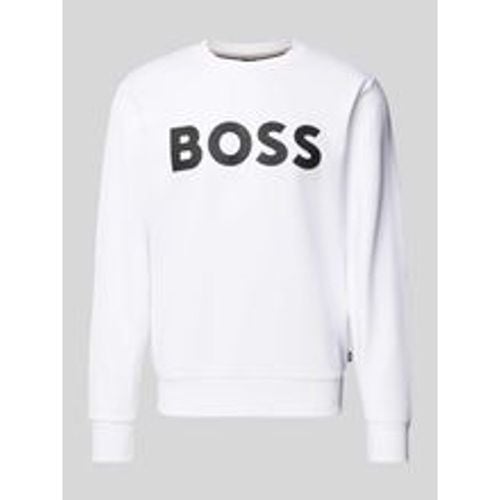 Sweatshirt mit Label-Print Modell 'Soleri' - Boss - Modalova