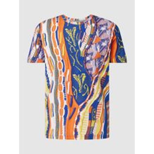 T-Shirt mit Allover-Muster - carlo colucci - Modalova