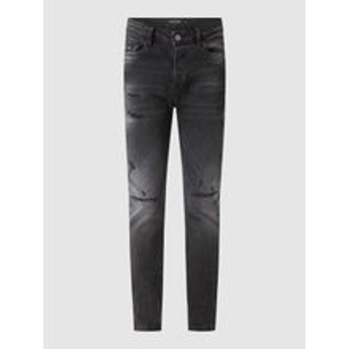 Tapered Fit Jeans im Used-Look - ER Elias Rumelis - Modalova