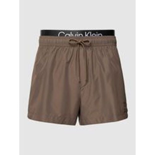 Badehose mit elastischem Bund Modell 'SHORT DOUBLE' - Calvin Klein Underwear - Modalova