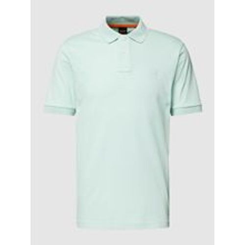 Poloshirt mit Label-Patch Modell 'Passenger' - Boss Orange - Modalova