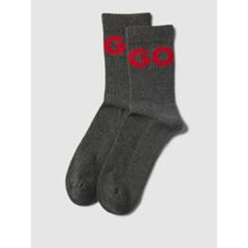 Socken mit Label-Print im 2er-Pack Modell 'ICONCOL' - HUGO - Modalova