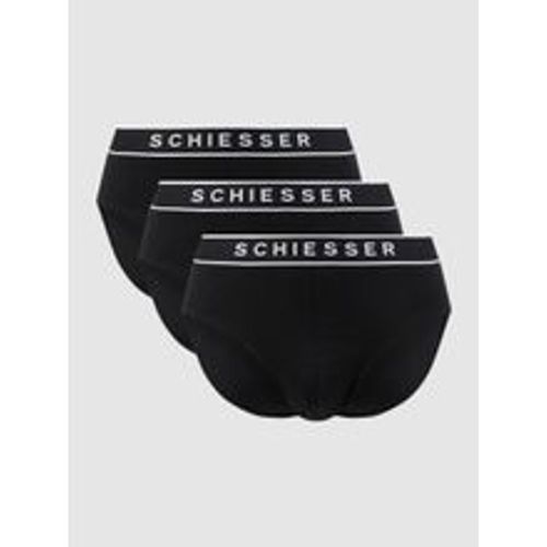 Slip mit Logo-Bund im 3er-Pack - Schiesser - Modalova