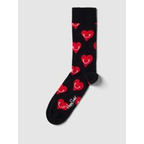 Socken mit Allover-Print Modell 'SMILEY HEART' - Happy Socks - Modalova