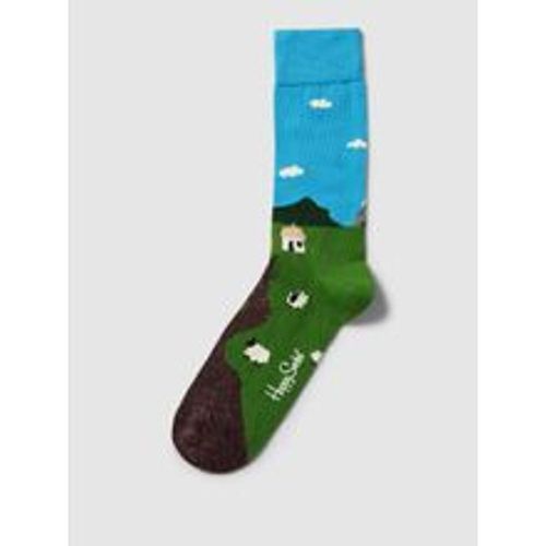 Socken mit Allover-Print Modell 'Little House' - Happy Socks - Modalova