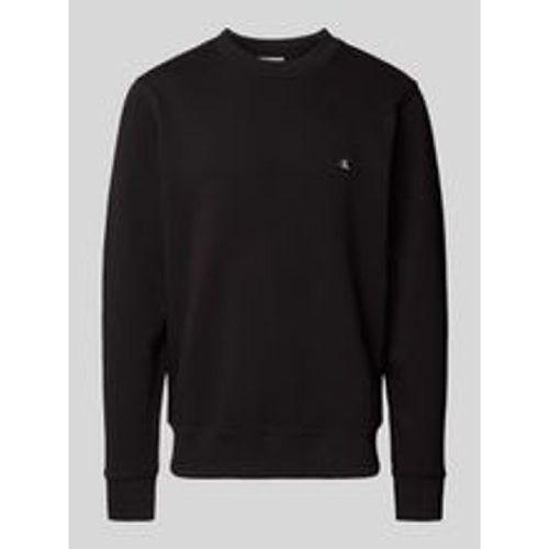 Sweatshirt mit Label-Patch - Calvin Klein - Modalova