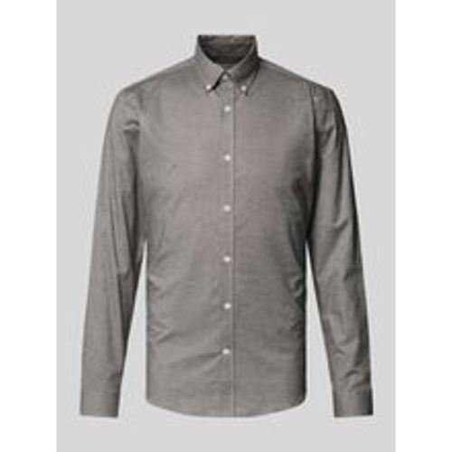 Slim Fit Freizeithemd mit Button-Down-Kragen Modell 'Oxford' - lindbergh - Modalova