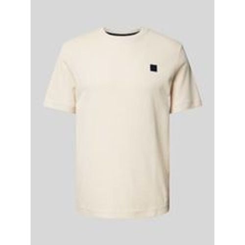 Regular Fit T-Shirt mit Logo-Applikation - Tom Tailor - Modalova