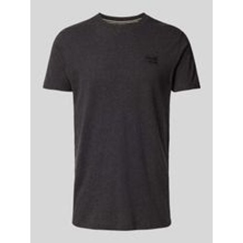 T-Shirt mit Label-Stitching - Superdry - Modalova