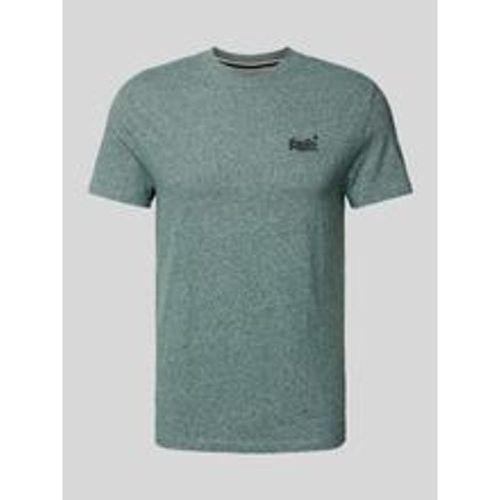 T-Shirt mit Label-Stitching - Superdry - Modalova