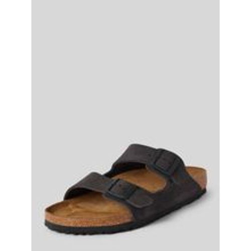 Lederslides mit breiten Riemen Modell 'Arizona' - Birkenstock - Modalova