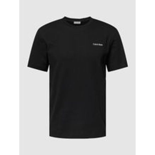 T-Shirt mit Label-Detail - Calvin Klein - Modalova