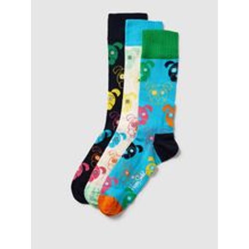 Socken mit Label-Detail im 3er-Pack Modell 'Mixed Dog Socks' - Happy Socks - Modalova