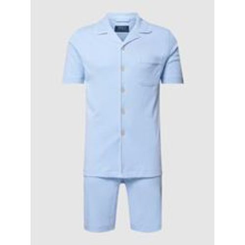 Pyjama mit Reverskragen Modell 'JERSEY PIPING' - Polo Ralph Lauren Underwear - Modalova