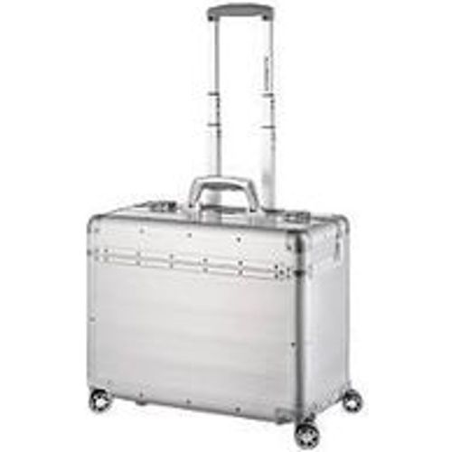 Business Trolley PANDORA, mit Tragegriff und Rollen, Aluminium, matt silber - Alumaxx - Modalova