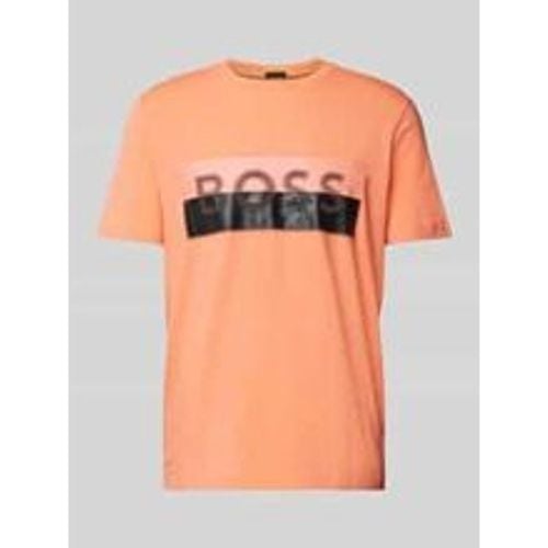 T-Shirt mit Label-Print - BOSS Green - Modalova