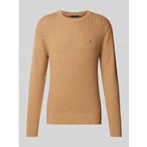 Slim Fit Strickpullover mit Fischgrät-Struktur - Tommy Hilfiger - Modalova