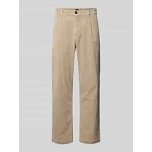 Relaxed Fit Cordhose mit Bundfalten Modell 'Chino-Shyne' - Boss Orange - Modalova