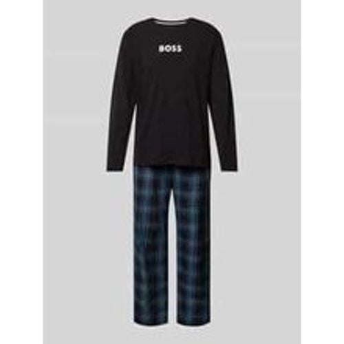 Pyjama mit Label-Print - Boss - Modalova