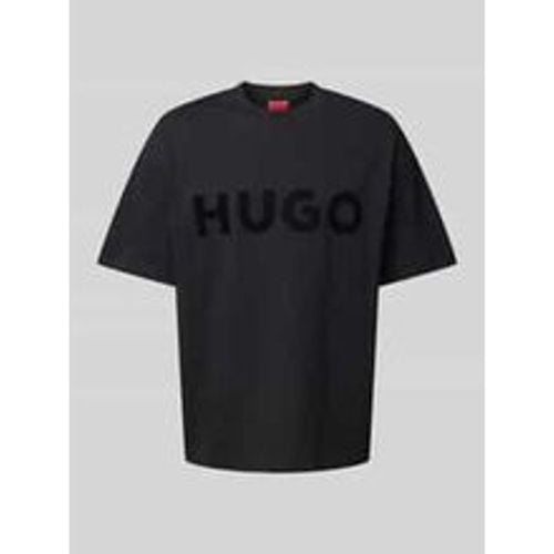 T-Shirt mit Label-Print Modell 'Dinkee' - HUGO - Modalova