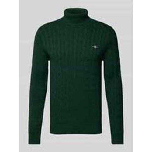 Rollkragenpullover mit Label-Stitching - Gant - Modalova