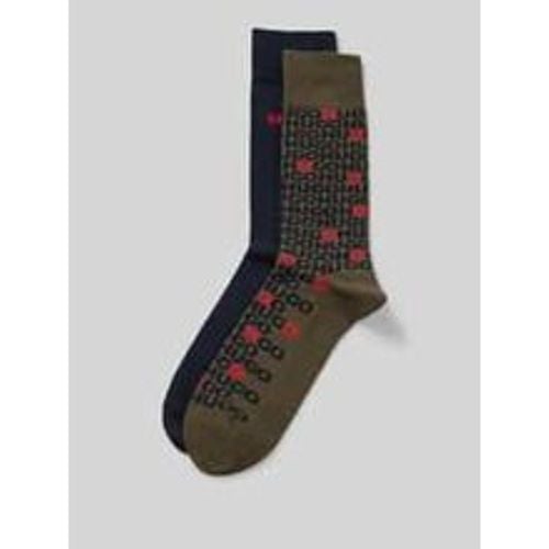 Socken mit Logo-Stitching im 2er-Pack - HUGO - Modalova