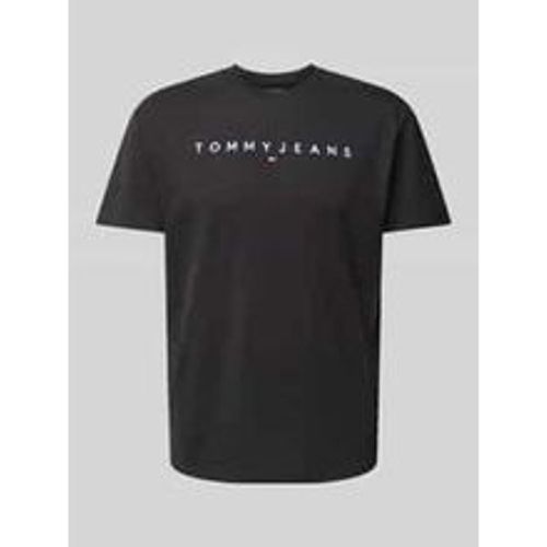 T-Shirt mit Label-Stitching - Tommy Jeans - Modalova