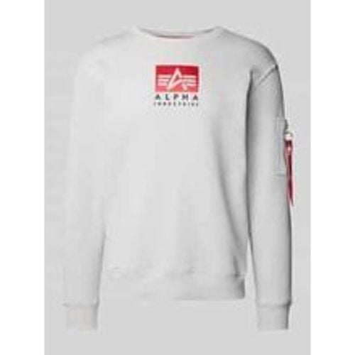 Sweatshirt mit Rundhalsausschnitt - alpha industries - Modalova