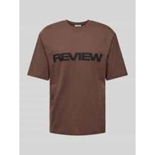 T-Shirt mit Label-Print - Review - Modalova