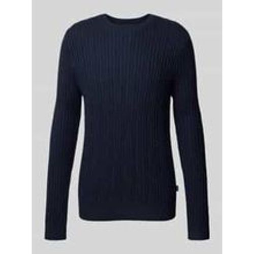 Regular Fit Strickpullover aus Woll-Mix mit Zopfmuster - s.Oliver BLACK LABEL - Modalova