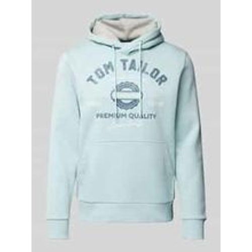 Regular Fit Hoodie aus Baumwoll-Mix mit Logo Print - Tom Tailor - Modalova