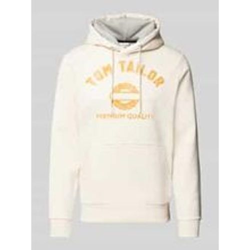 Regular Fit Hoodie aus Baumwoll-Mix mit Logo Print - Tom Tailor - Modalova