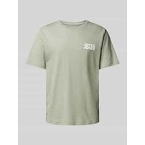 T-Shirt mit Label-Print Modell 'ECORP' - jack & jones - Modalova