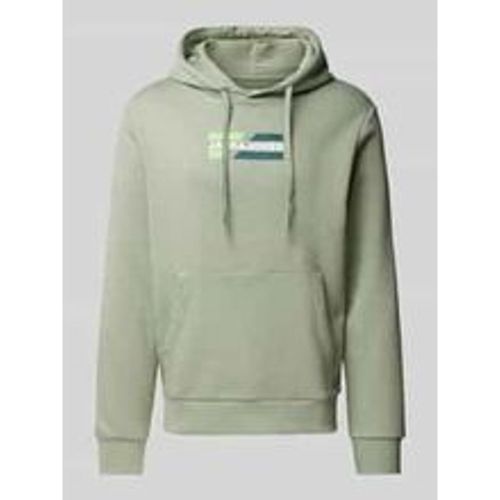 Hoodie mit Label-Print Modell 'ECORP' - jack & jones - Modalova