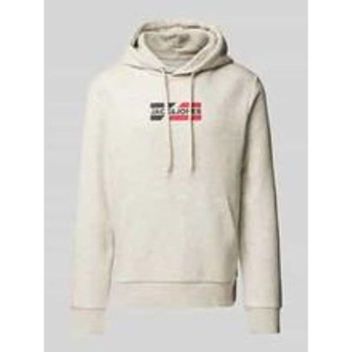 Hoodie mit Label-Print Modell 'ECORP' - jack & jones - Modalova