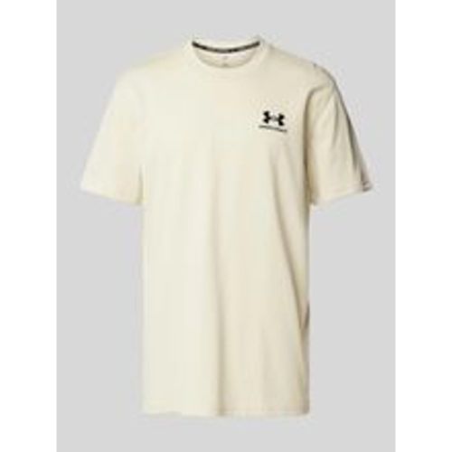 T-Shirt mit Label-Stitching - Under Armour - Modalova