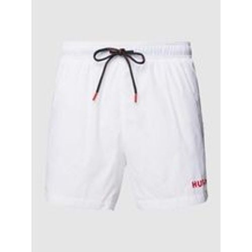 Badehose mit Label-Details Modell 'HAITI' - HUGO - Modalova