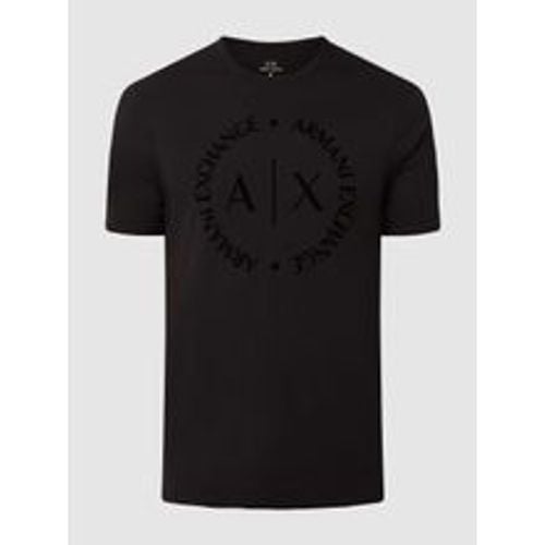 Regular Fit T-Shirt mit Logo - Armani Exchange - Modalova