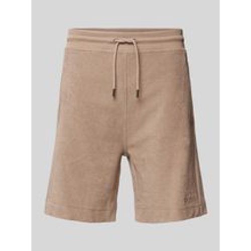 Shorts aus Frottee mit elastischem Bund - Boss Orange - Modalova