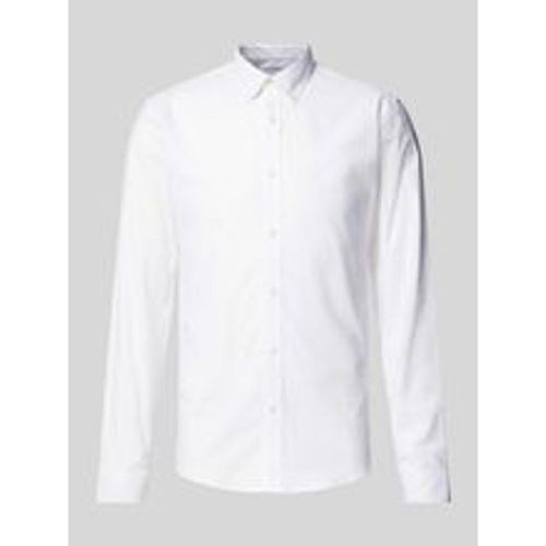 Slim Fit Freizeithemd mit Button-Down-Kragen Modell 'Oxford' - lindbergh - Modalova