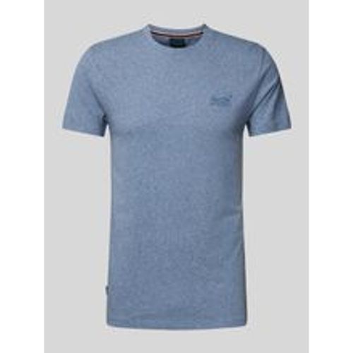 T-Shirt mit Label-Stitching - Superdry - Modalova