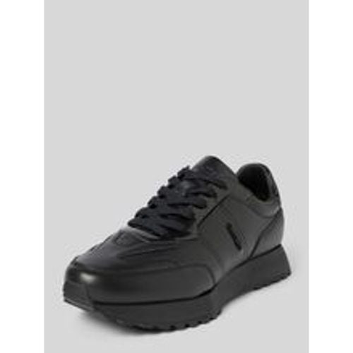 Ledersneaker mit Plateausohle Modell 'LOW TOP LACE UP' - Calvin Klein - Modalova